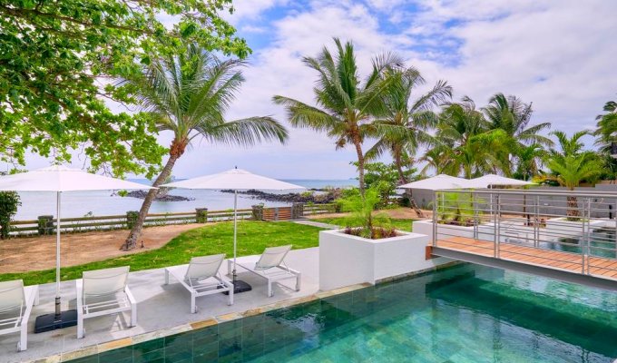 Mauritius beachfront Apartment rentals in Trou aux Biches