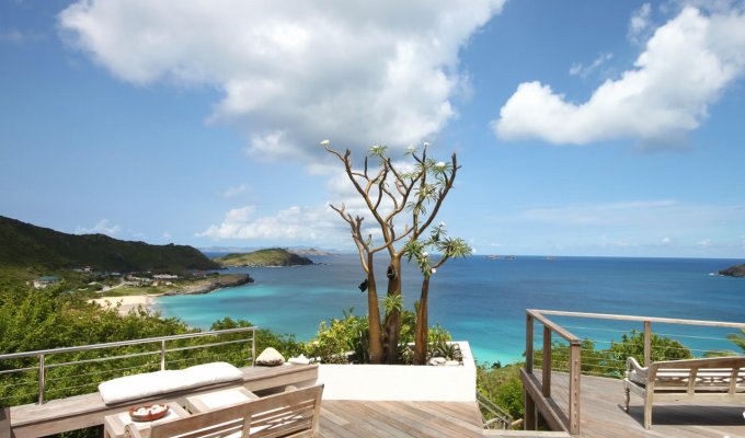 St Barths Luxury Villa Vacation Rentals with heated pool and view on Flamands bay