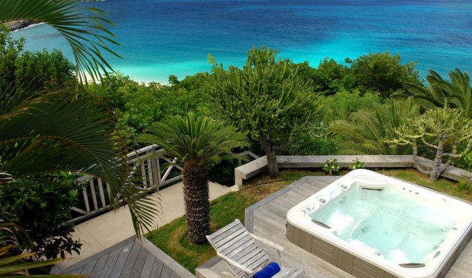 St Barths Luxury Villa Vacation Rentals with heated pool and view on Flamands bay