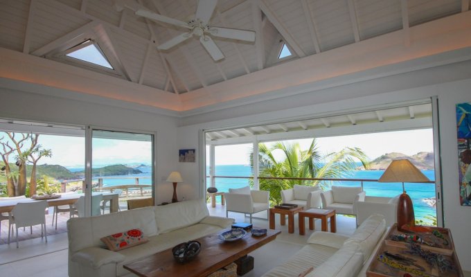 St Barths Luxury Villa Vacation Rentals with heated pool and view on Flamands bay