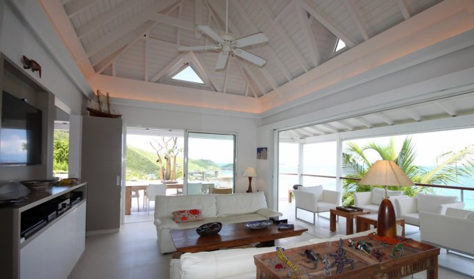 St Barths Luxury Villa Vacation Rentals with heated pool and view on Flamands bay