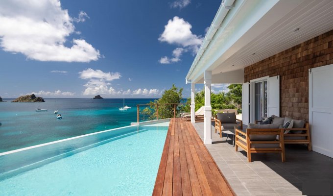 St Barths Beachfront Luxury Villa Vacation Rentals close to Gustavia and St Jean