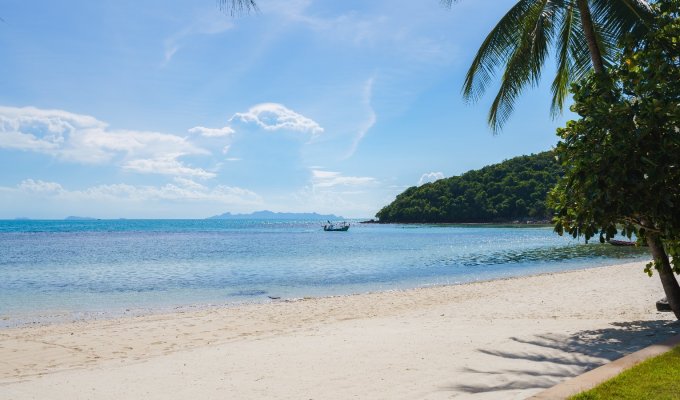 Thailand Beachfront Villa Vacation Rentals Koh Samui SHA Plus+ with private pool and Staff