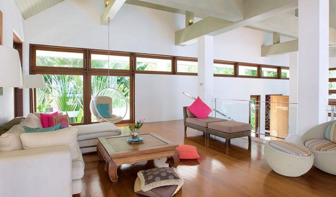 Thailand Beachfront Villa Vacation Rentals in Koh Samui with private pool and Staff