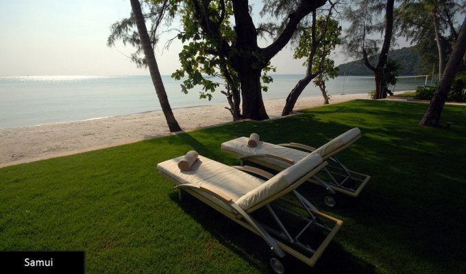 Thailand Beachfront Villa Vacation Rentals in Koh Samui with private pool and Staff