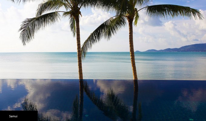 Thailand Beachfront Villa Vacation Rentals in Koh Samui with private pool and Staff