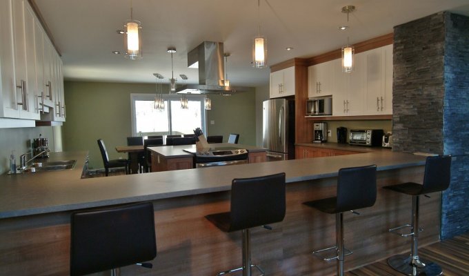 Quebec Stoneham Cottage Vacation Rentals modern and spacious 