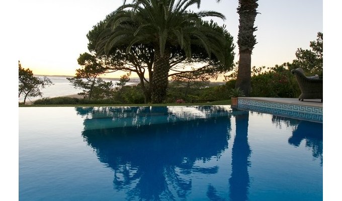 Vale do Lobo Portugal Luxury Villa Holiday Rental with heated infinity pool and ocean view, Algarve