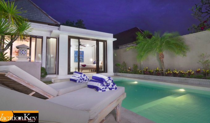 Indonesia Bali Villa Vacation Rentals is 5mins from the beach with private pool and staff