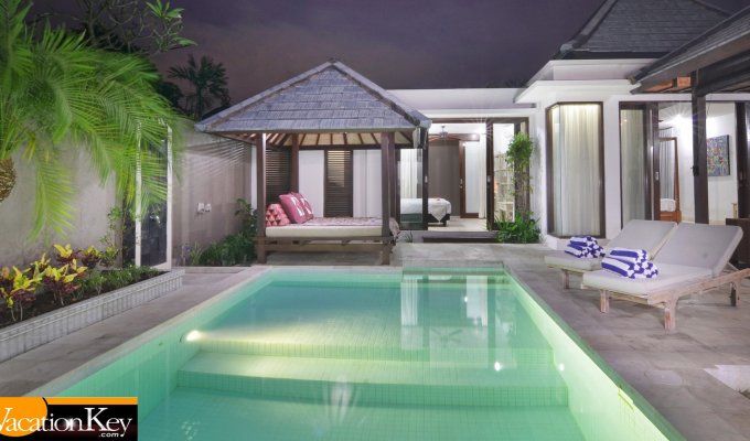 Indonesia Bali Villa Vacation Rentals is 5mins from the beach with private pool and staff