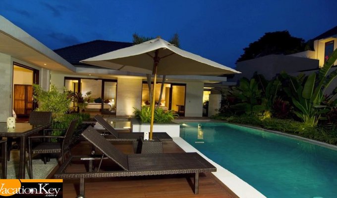 Indonesia Bali Villa Vacation Rentals is 5mins from the beach with private pool and staff