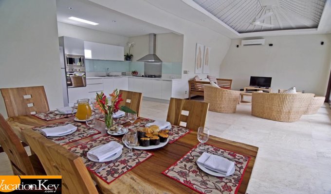 Indonesia Bali Villa Vacation Rentals is 5mins from the beach with private pool and staff