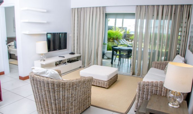 Mauritius beachfront Apartment rentals in Trou aux Biches sea view and pool