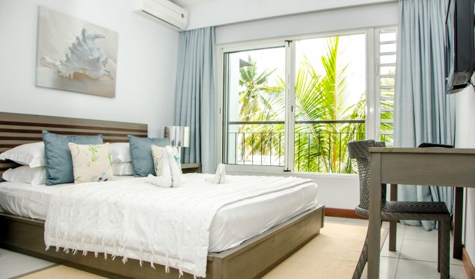 Mauritius beachfront Apartment rentals in Trou aux Biches sea view and pool