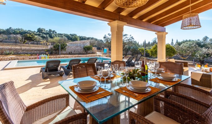 Balearic Islands rental Luxury villa Mallorca Ariany 8 pers private pool