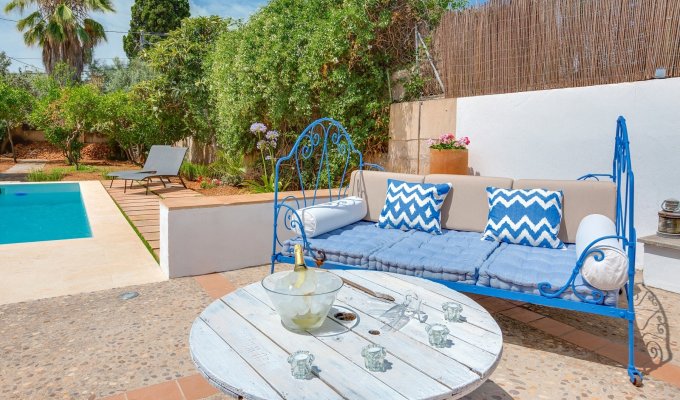 Balearic Islands rental villa 6 people Mallorca Palma private pool 5 Km beach 3 Km golf