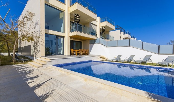 Balearic Islands Luxury villa rental Alcudia Mallorca  private pool  450 m from beach