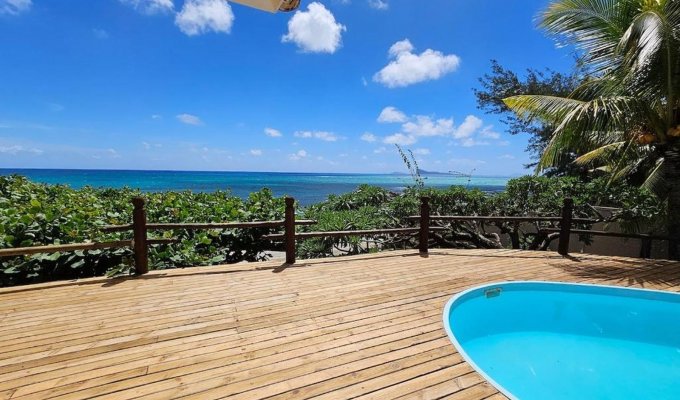 Grand Bay Villa rental in Pointe aux Canonniers Beach pool & staff  PMR acces