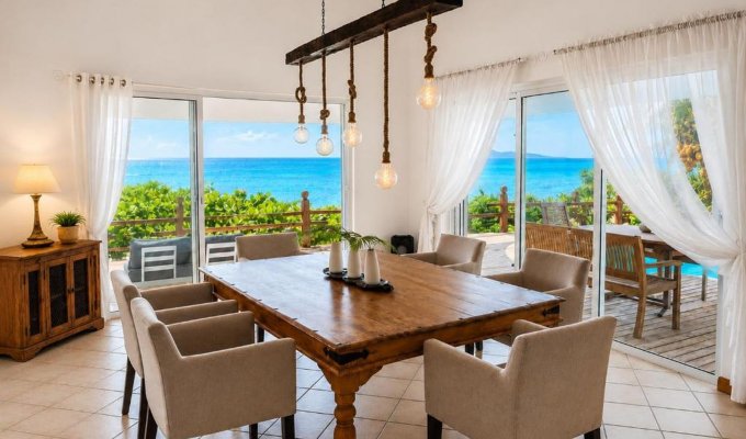 Grand Bay Villa rental in Pointe aux Canonniers Beach pool & staff  PMR acces