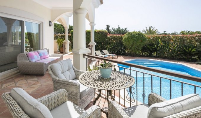 Quinta do Lago Portugal Luxury Villa Holiday Rental with heated pool and overlooking the golf course, Algarve 