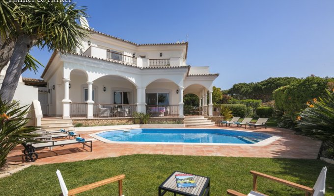 Quinta do Lago Portugal Luxury Villa Holiday Rental with heated pool and overlooking the golf course, Algarve 