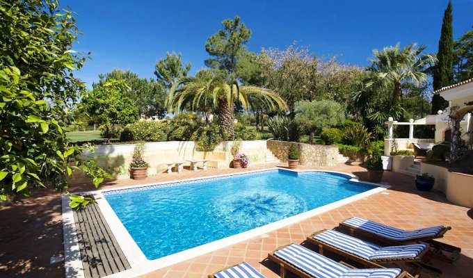 Quinta do Lago Portugal Luxury Villa Holiday Rental with heated pool and golf view, Algarve