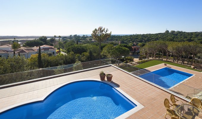 Quinta do Lago Portugal Luxury Villa Holiday Rental with 2 private pools, jacuzzi and sea view, Algarve