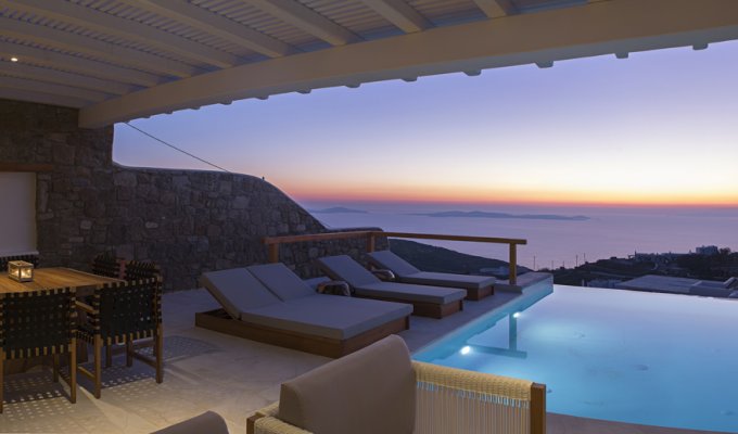 Greece Mykonos Seaview Villa Vacation rentals private pool