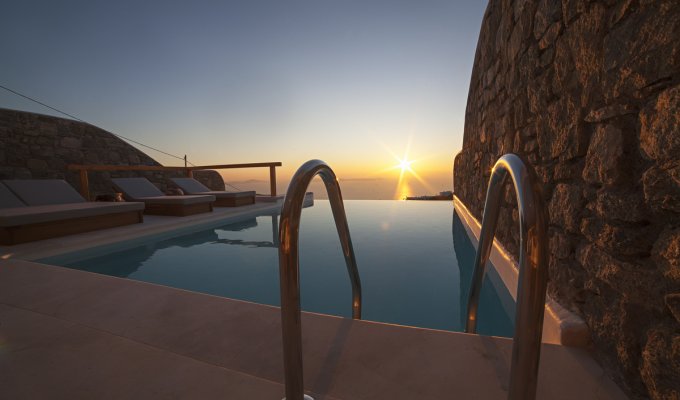 Greece Mykonos Seaview Villa Vacation rentals private pool