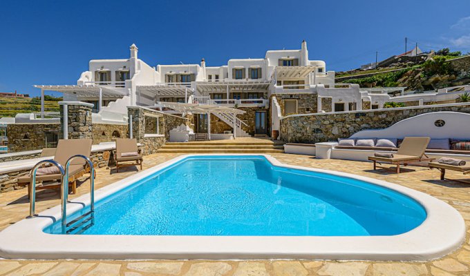 Greece Mykonos Seaview Villa Vacation rentals with private pool