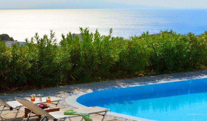 Greece Mykonos Seaview Villa Vacation rentals with pool