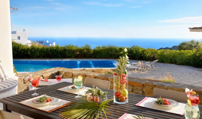 Greece Mykonos Seaview Villa Vacation rentals with pool