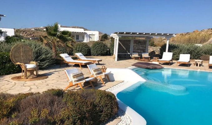 Greece Mykonos Seaview Villa Vacation rentals with pool