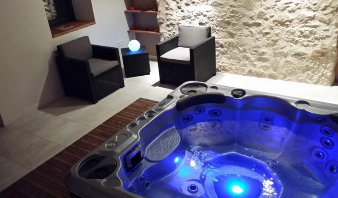 Vendee Holiday Home Rental Challans with Jacuzzi group