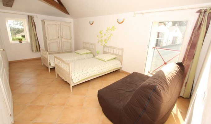 Vendee Holiday Home Rental La Roche sur Yon with private pool