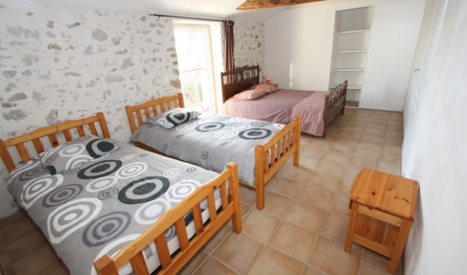 Vendee Holiday Home Rental La Roche sur Yon with heated pool