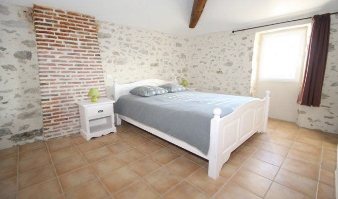 Vendee Holiday Home Rental La Roche sur Yon with heated pool