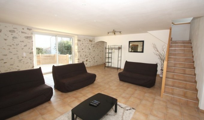 Vendee Holiday Home Rental La Roche sur Yon with heated pool