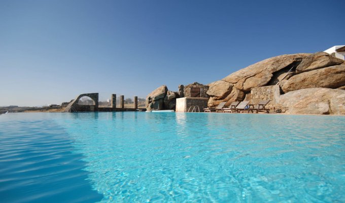 Greece Mykonos Villa Vacation Rentals shared pool