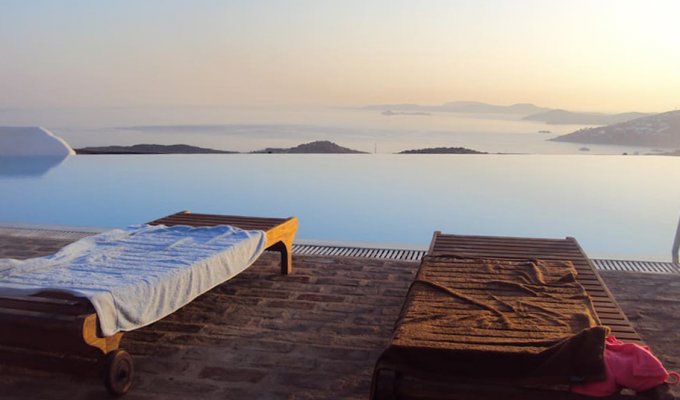 Greece Mykonos Villa Vacation Rentals shared pool