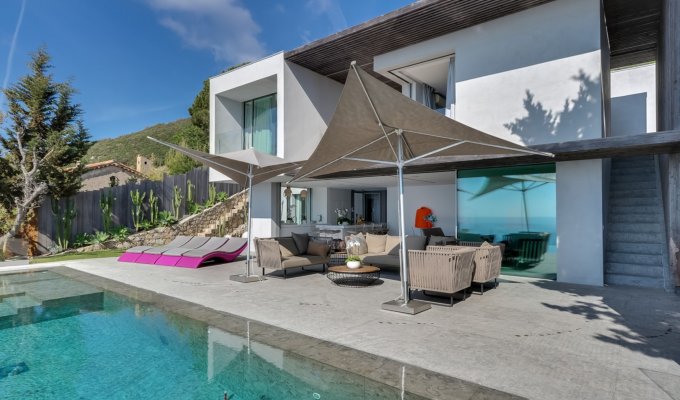 Luxury French Riviera Villa Rental Saint Tropez Ramatuelle near beach sea view