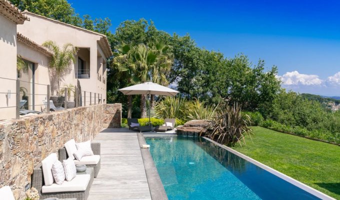 Luxury French Riviera Villa Rental Saint Tropez sea view private pool