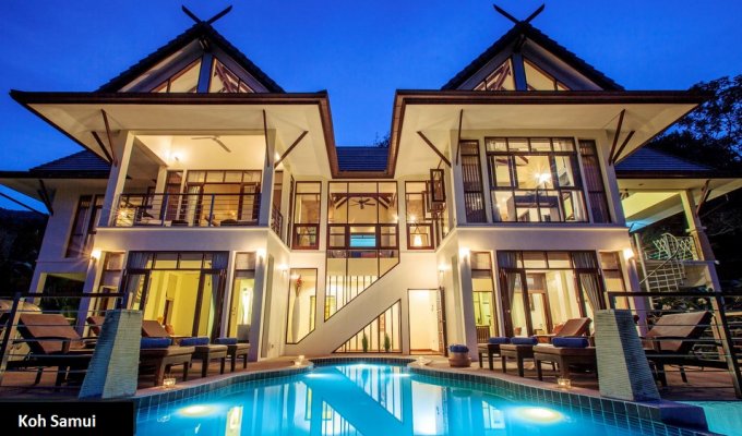 Thailand Luxury Villa Vacation rentals in Koh Samui with pool and staff 