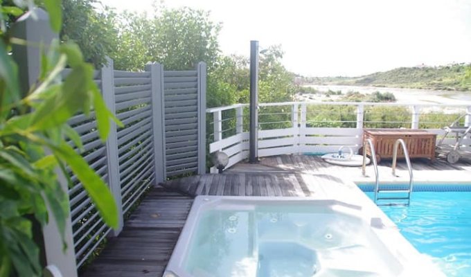 St Martin villa rental with private pool  400 m from Orient Bay beach