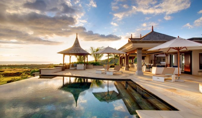 Bel Ombre Luxury Villa rentals in Mauritius Heritage golf club & Beach club accès