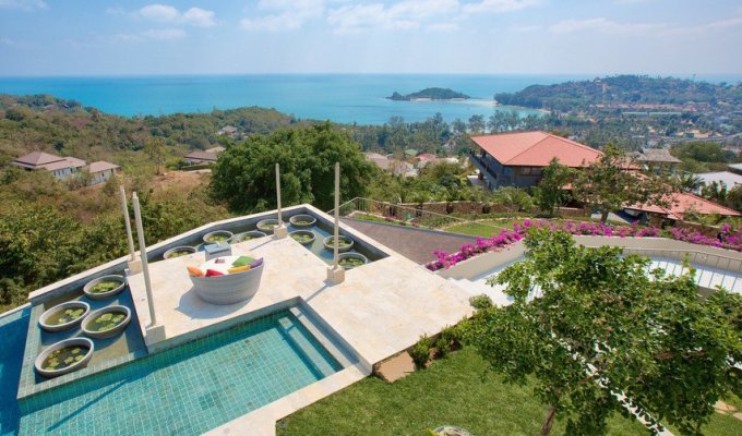 Thailand Seaview Villa Vacation Rentals in Koh Samui with private pool and Staff