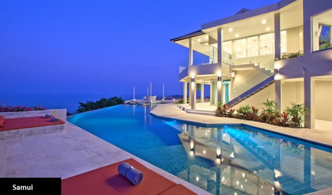 Thailand Seaview Villa Vacation Rentals in Koh Samui with private pool and Staff