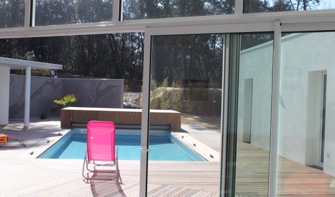 Vendee Holiday Home Rental La Tranche sur Mer (10 min) with heated pool 700 m from the beach