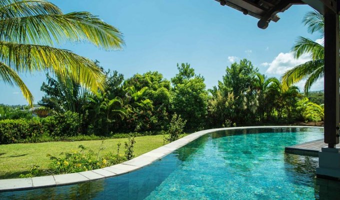 Mauritius Luxury Villa rental Bel Ombre at 200 m from beach  and access to the So Sofitel Beach club