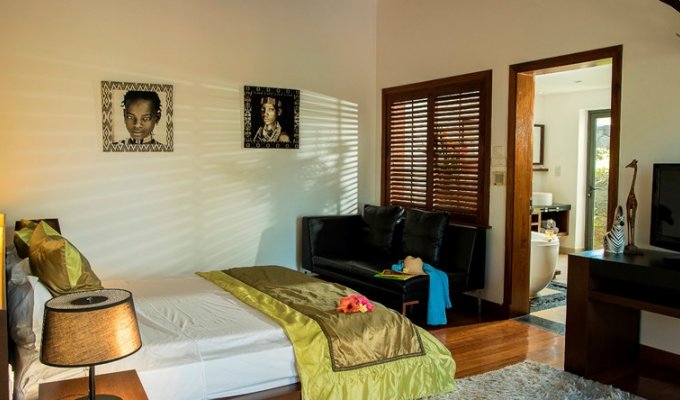 Mauritius Luxury Villa rental Bel Ombre at 200 m from beach  and access to the So Sofitel Beach club